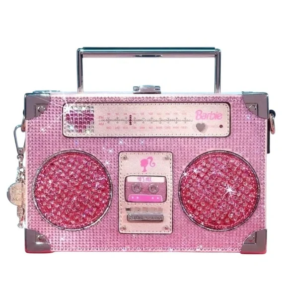 🔥SALES Rare🎀BarbieX Aldo Barbiebeat Boombox Crossbody Bag LIMITED EDITION New!✨️ - Picture 7 of 8